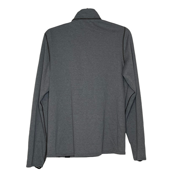 Patagonia Mens 1/4 Zip Pullover Lightweight Shirt Size Medium Gray Polyester - Picture 4 of 4